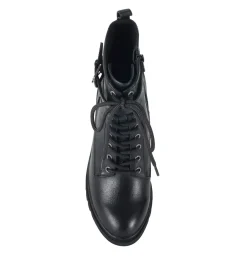 Baretraps Booties-Dani Lace Up Boot Black