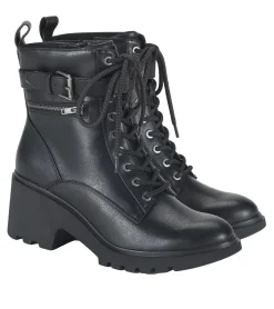 Baretraps Booties-Dani Lace Up Boot Black