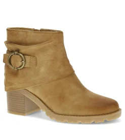 Baretraps Booties-Deborah Block Heel Bootie Sand