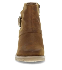 Baretraps Booties-Deborah Block Heel Bootie Toffee