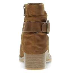 Baretraps Booties-Deborah Block Heel Bootie Toffee