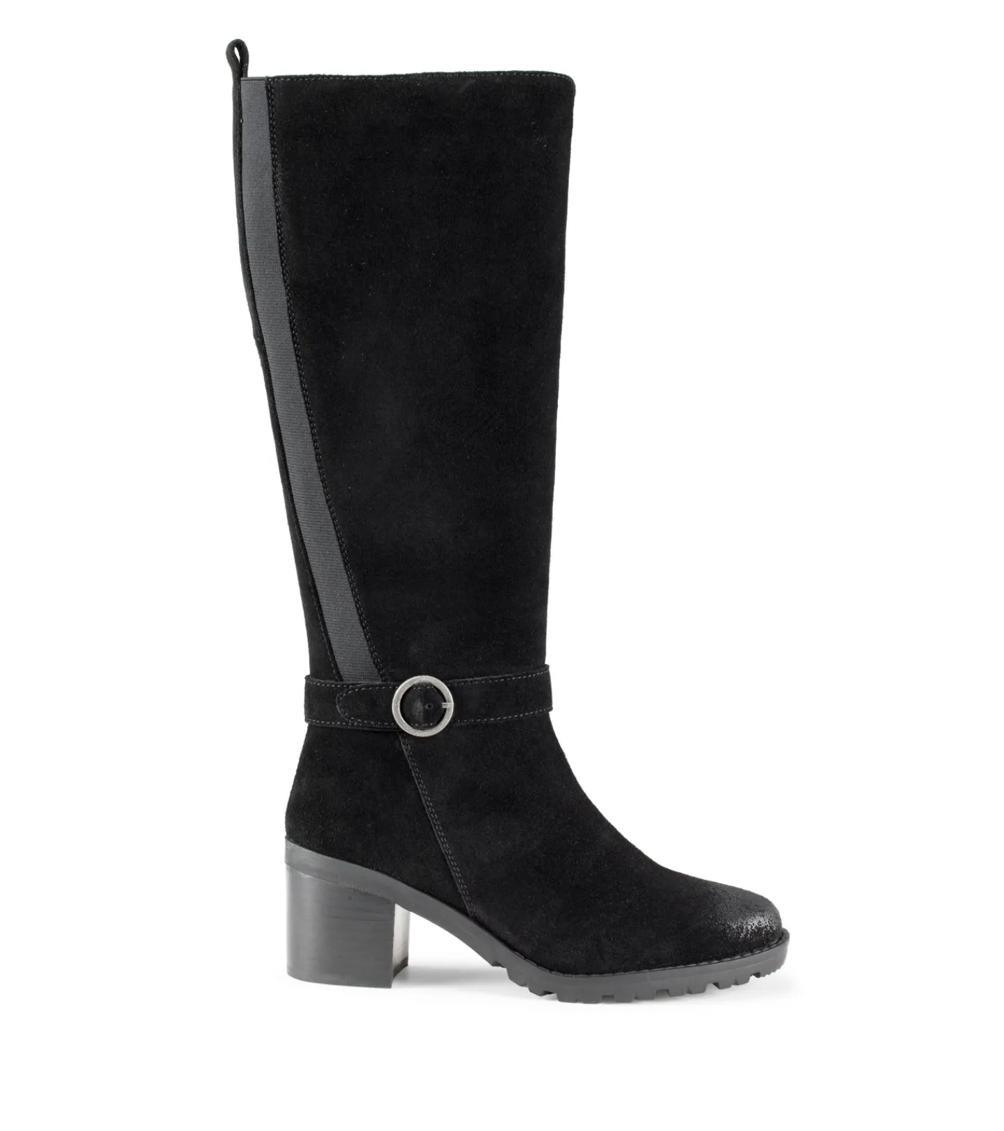 Baretraps Knee High Boots-Della Tall Boot BlackSuede