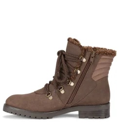 Baretraps Booties-Dennison Lace Up Boot Brown