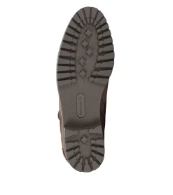 Baretraps Booties-Dennison Lace Up Boot Brown