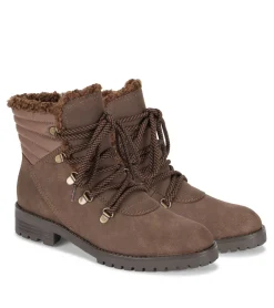 Baretraps Booties-Dennison Lace Up Boot Brown