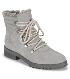Baretraps Booties-Dennison Lace Up Boot Grey