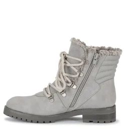 Baretraps Booties-Dennison Lace Up Boot Grey