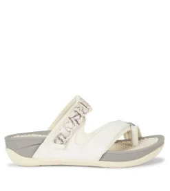 Baretraps Rebound Sandals|Slides & Slip On Sandals-Deserae Slide Sandal Cream