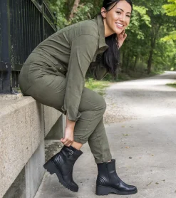 Baretraps Booties-Dovey Midi Boot Black