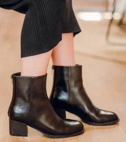 Baretraps Booties-Emilie Block Heel Bootie Black