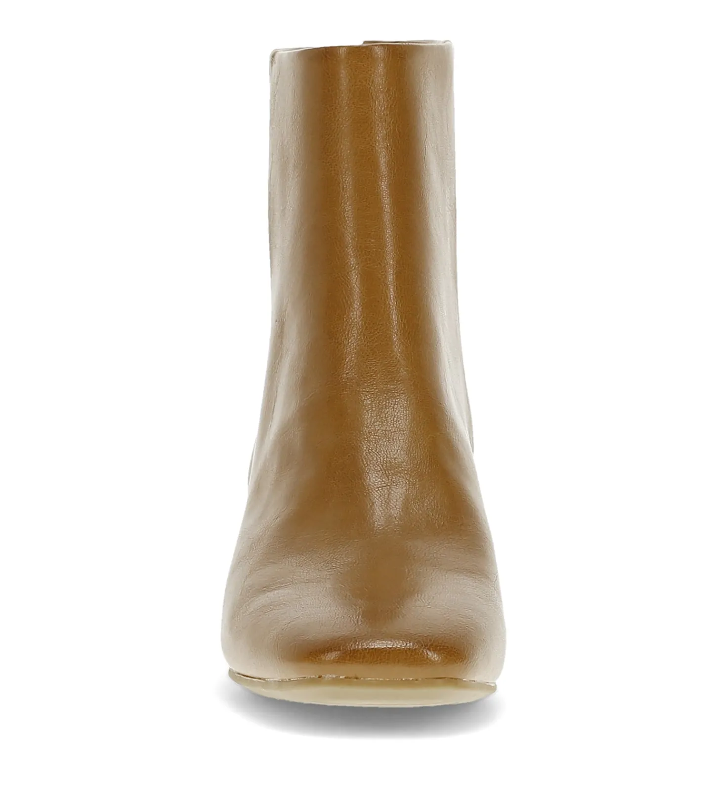 Baretraps Booties-Emilie Block Heel Bootie DarkCognac