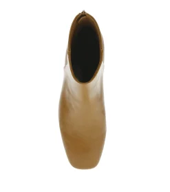 Baretraps Booties-Emilie Block Heel Bootie DarkCognac