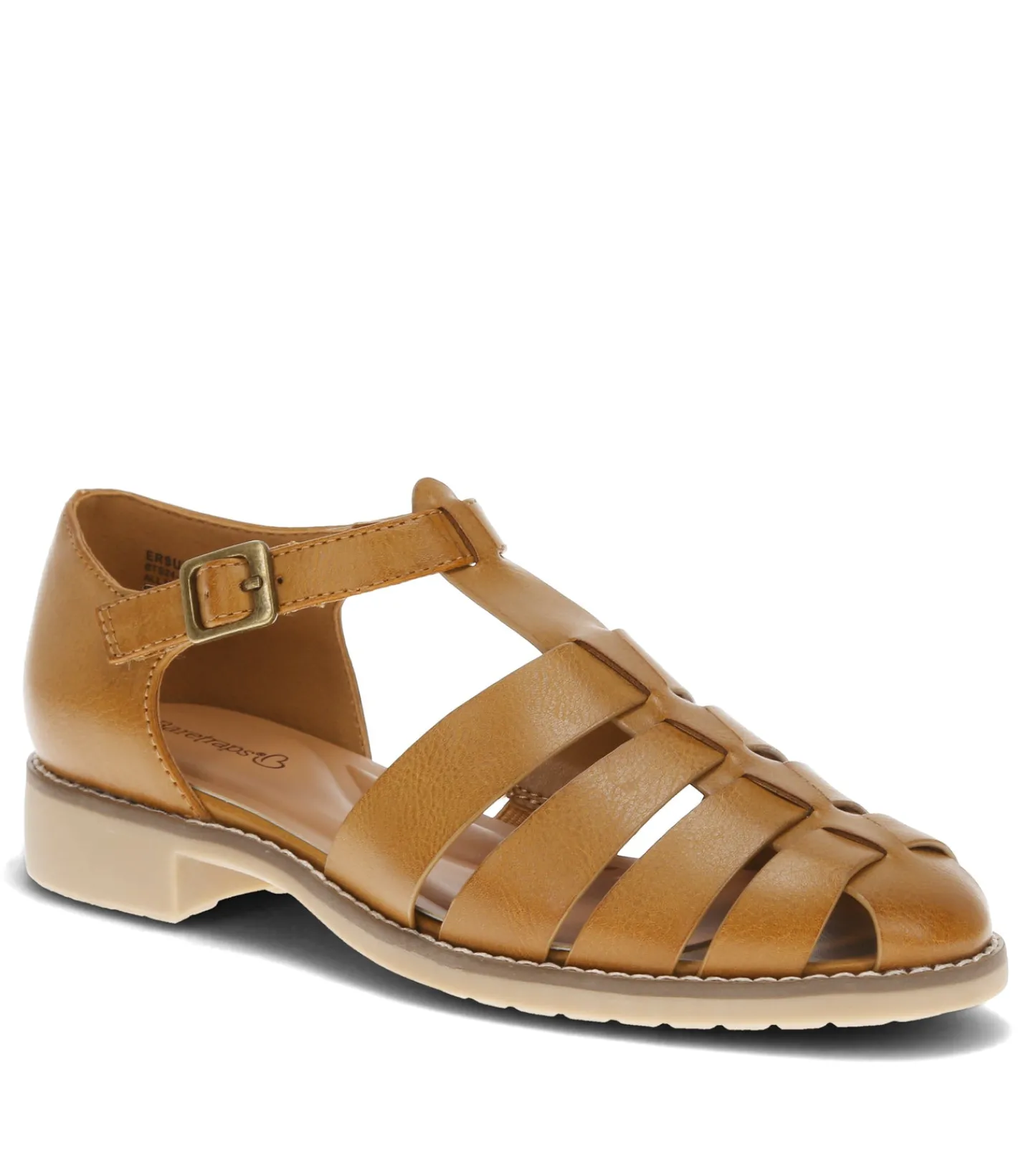 Baretraps Classic Comfort Sandals-Ersula Fisherman Sandal Caramel