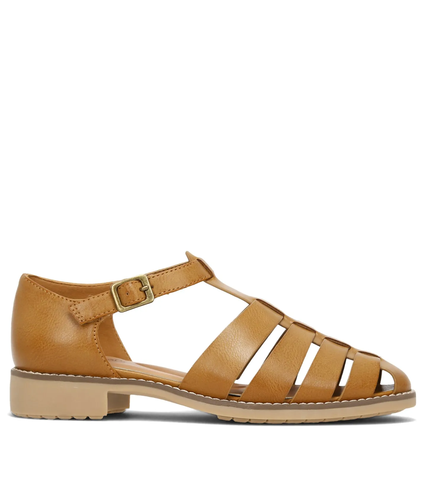 Baretraps Classic Comfort Sandals-Ersula Fisherman Sandal Caramel