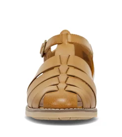 Baretraps Classic Comfort Sandals-Ersula Fisherman Sandal Caramel