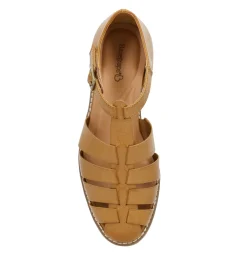 Baretraps Classic Comfort Sandals-Ersula Fisherman Sandal Caramel