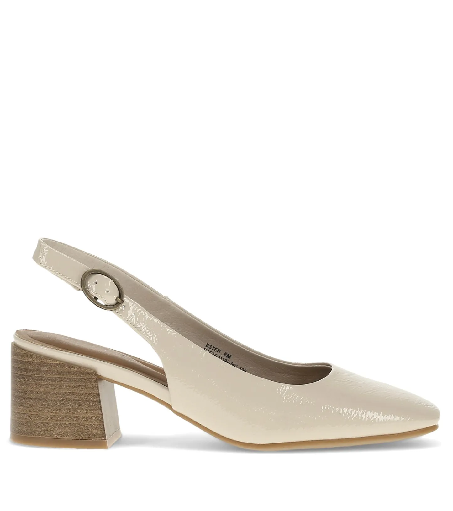 Baretraps Dress Shoes-Ester Block Heel Slingback Pump Ivory