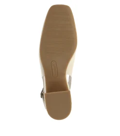 Baretraps Dress Shoes-Ester Block Heel Slingback Pump Ivory