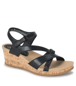 Baretraps Wedge Sandals-Farah Wedge Sandal Black