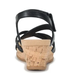 Baretraps Wedge Sandals-Farah Wedge Sandal Black