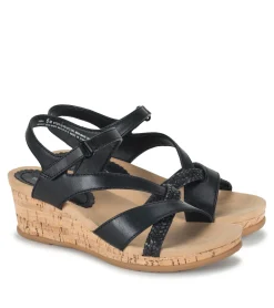 Baretraps Wedge Sandals-Farah Wedge Sandal Black