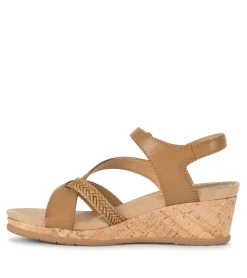 Baretraps Wedge Sandals-Farah Wedge Sandal Caramel