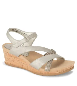 Baretraps Wedge Sandals-Farah Wedge Sandal Champagne