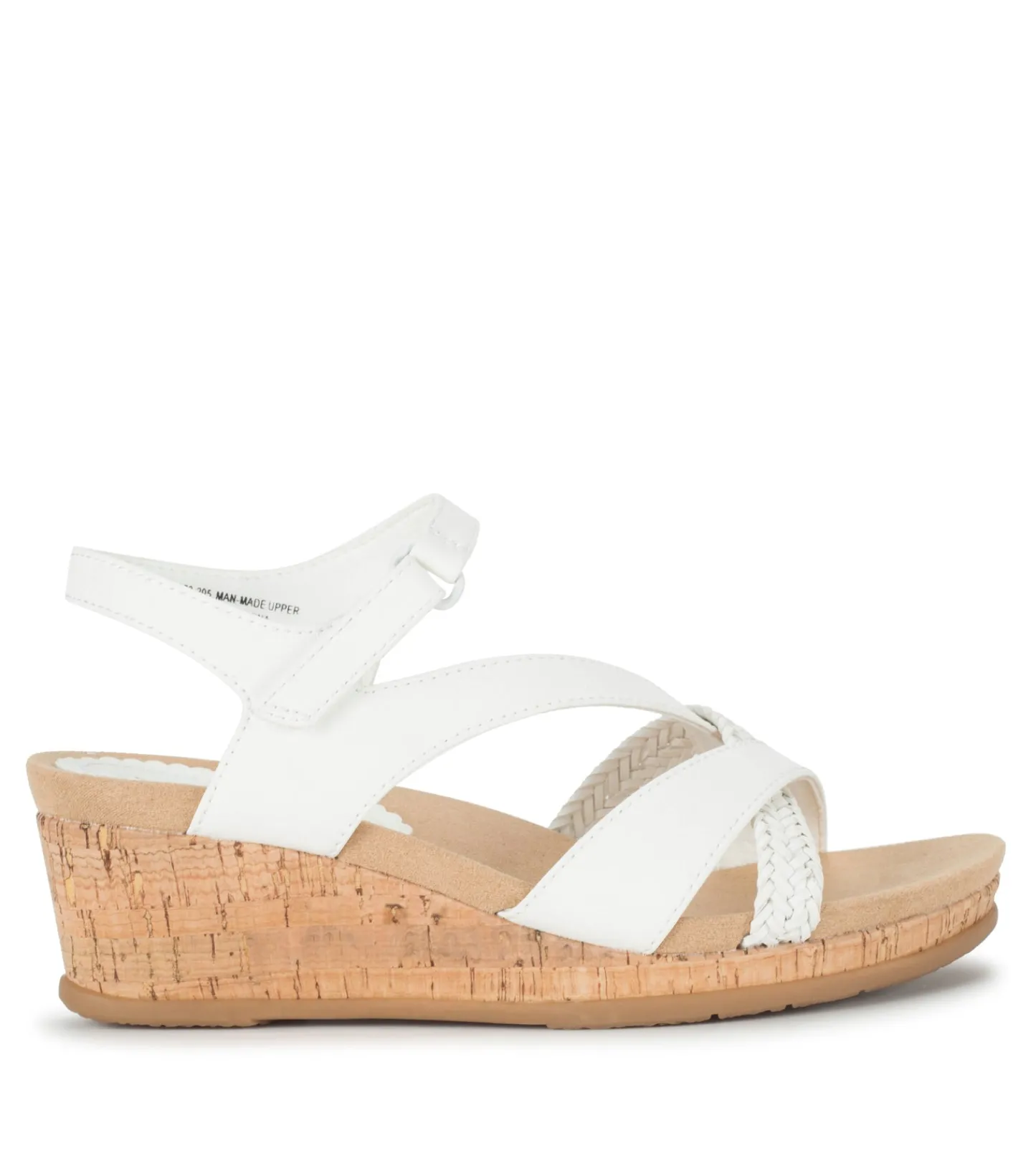 Baretraps Wedge Sandals-Farah Wedge Sandal White