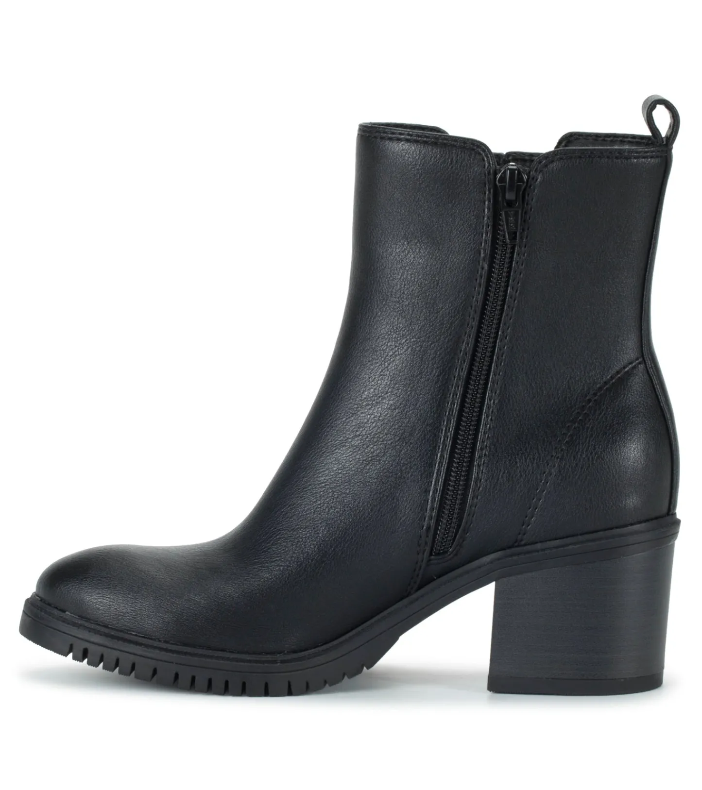 Baretraps Booties-Feeney Block Heel Boot Black