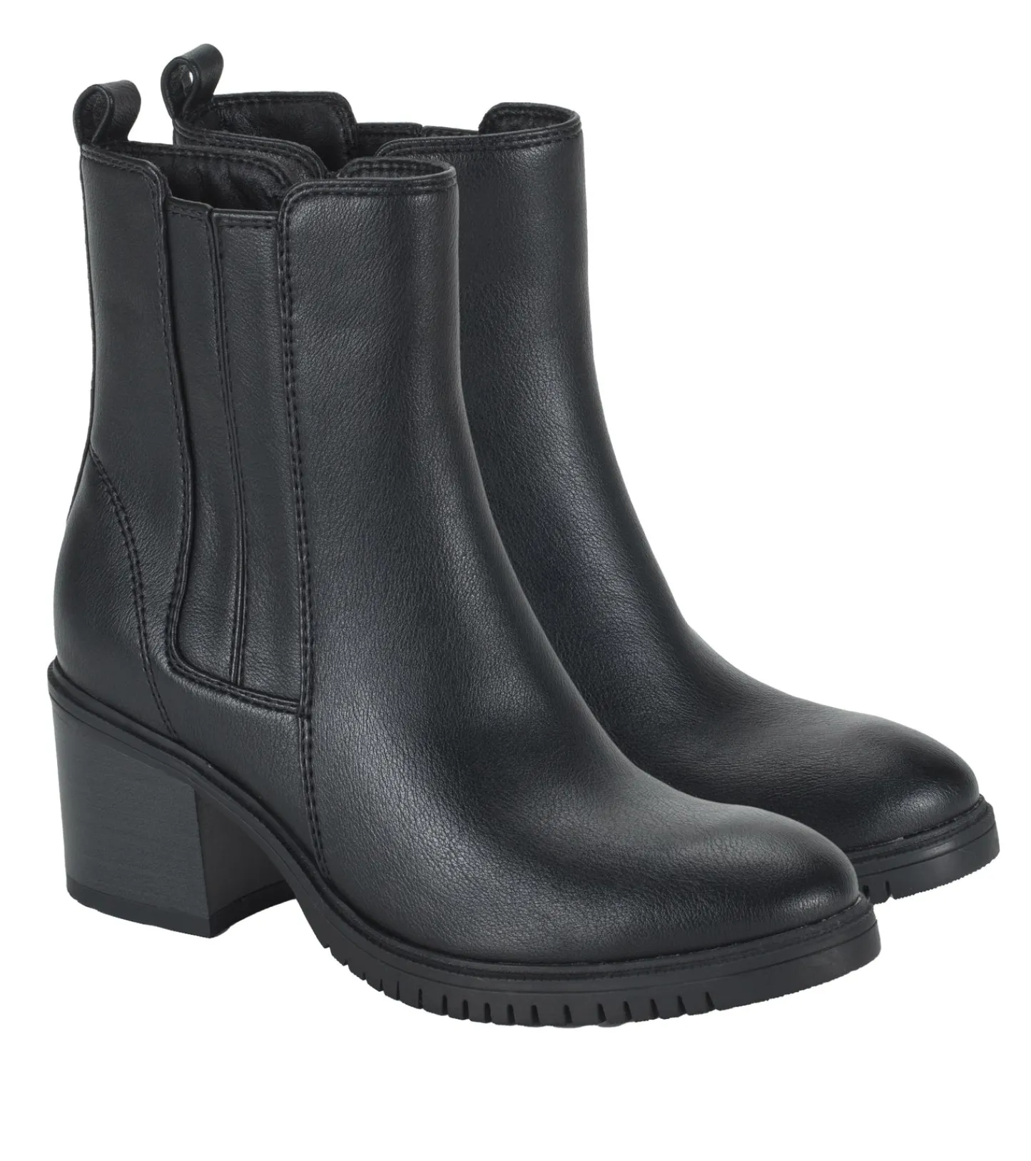 Baretraps Booties-Feeney Block Heel Boot Black