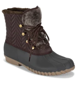Baretraps Booties|Cold Weather Boots-Flash Duck Boot DarkBrown