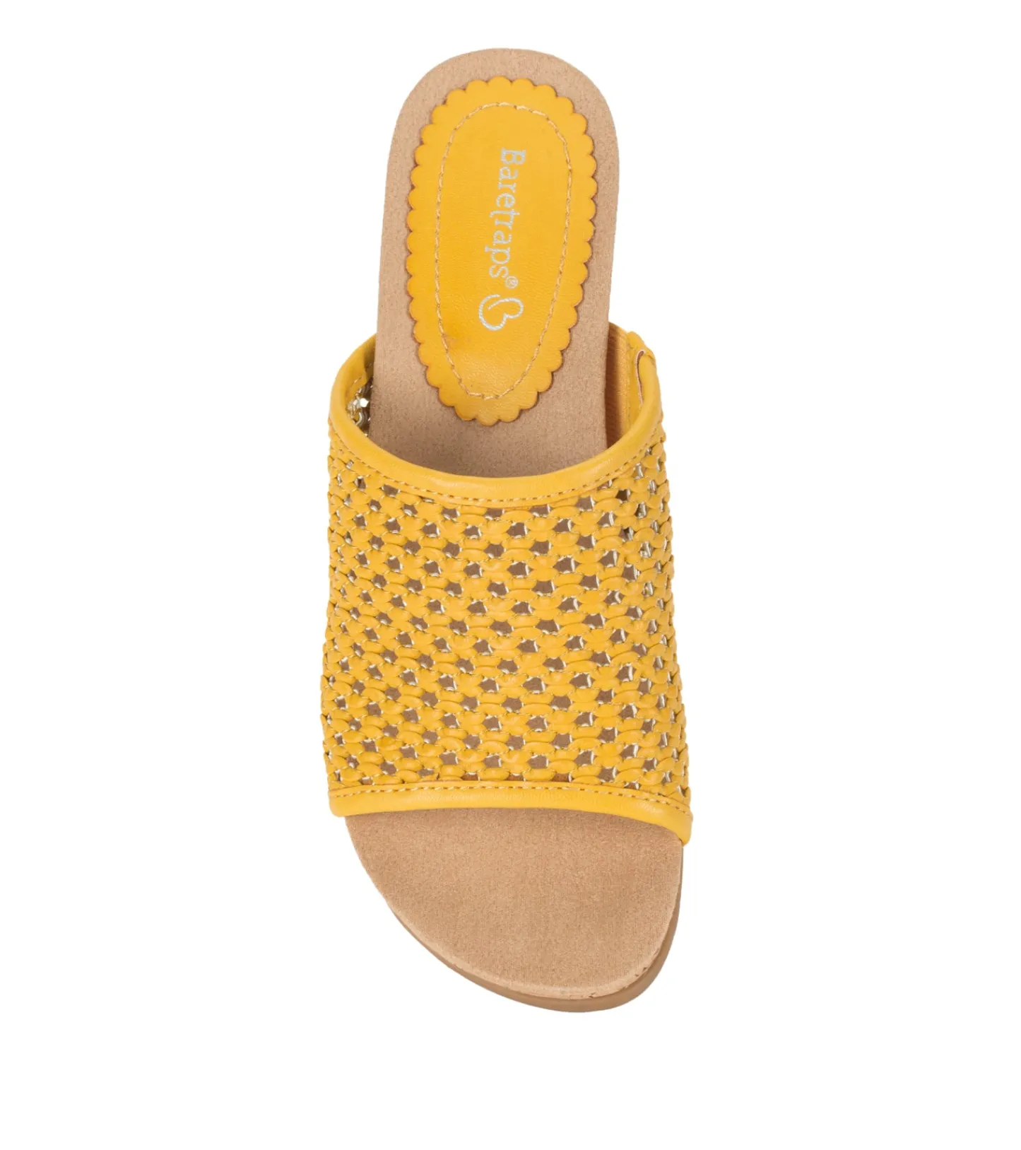 Baretraps Wedge Sandals|Slides & Slip On Sandals-Flossey Wedge Slide Sandal MellowYellow