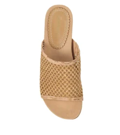 Baretraps Wedge Sandals|Slides & Slip On Sandals-Flossey Wedge Slide Sandal Natural