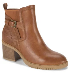 Baretraps Booties-Fremily Block Heel Boot Acorn