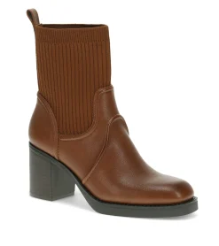 Baretraps Booties-Galatia Heeled Midi Boot Walnut