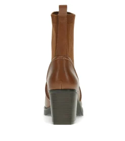 Baretraps Booties-Galatia Heeled Midi Boot Walnut