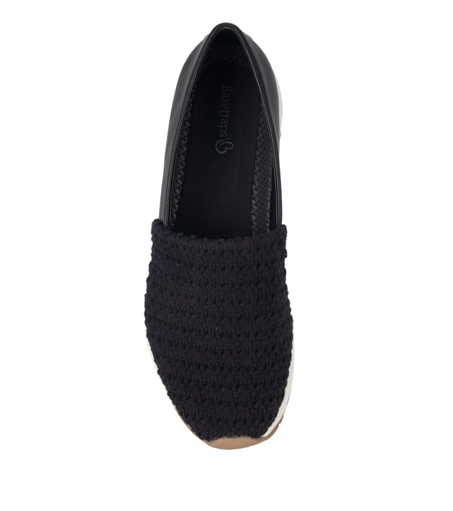 Baretraps Flats & Loafers|Sneakers-Gennie Slip On BlackCrochet
