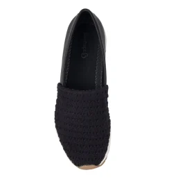 Baretraps Flats & Loafers|Sneakers-Gennie Slip On BlackCrochet