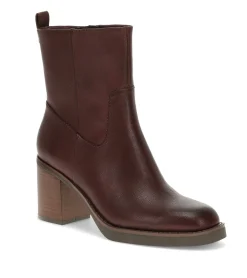 Baretraps Booties-Giana Heeled Midi Boot Bloodstone