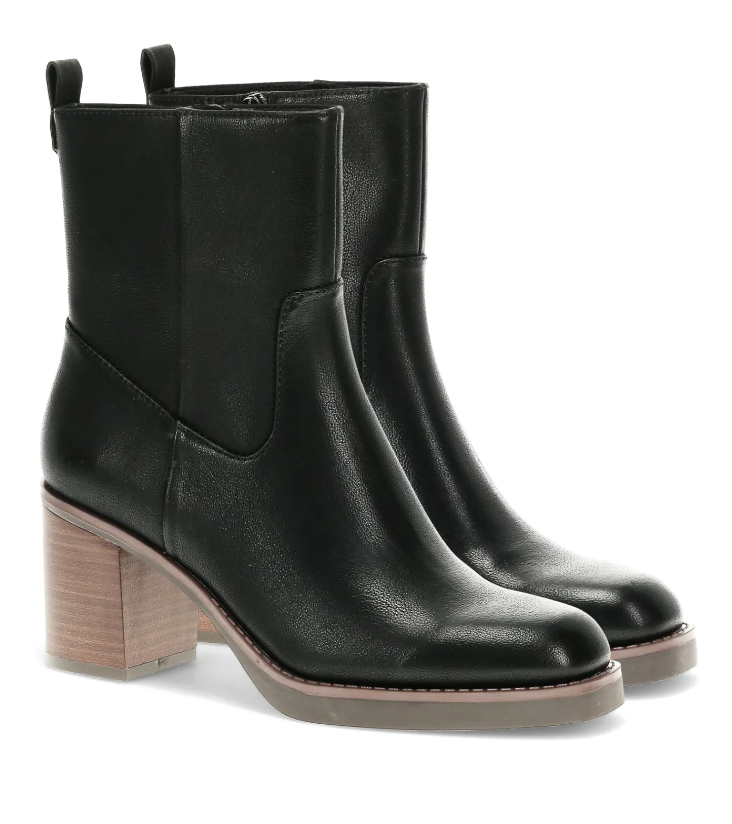 Baretraps Booties-Giana Heeled Midi Boot Black