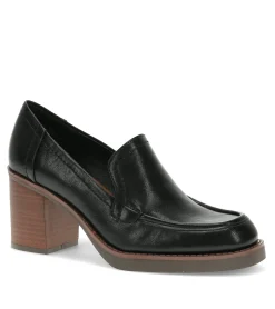 Baretraps Flats & Loafers|Dress Shoes-Gretel Block Heel Loafer Black