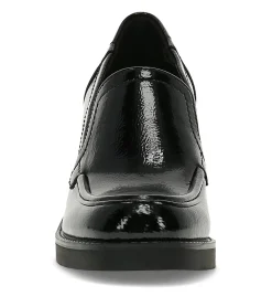 Baretraps Flats & Loafers|Dress Shoes-Gretel Block Heel Loafer BlackPatent