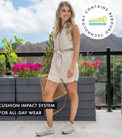 Baretraps Flats & Loafers|Sneakers-Gwenda Lace Up Sneaker NaturalMulti