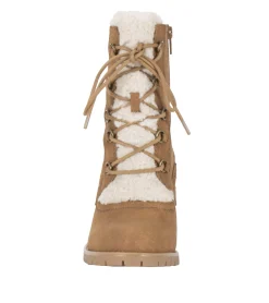 Baretraps Booties-Hadlee Lace Up Bootie Cognac