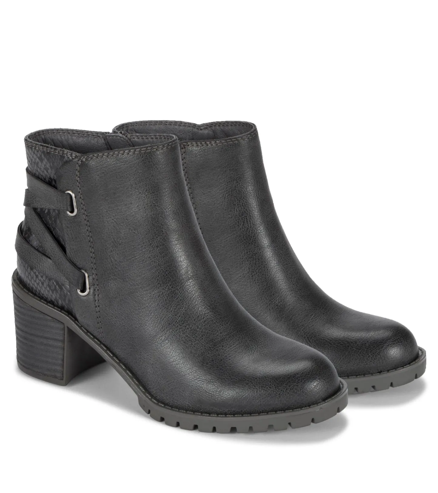 Baretraps Booties-Hensley Bootie DarkGreySnake