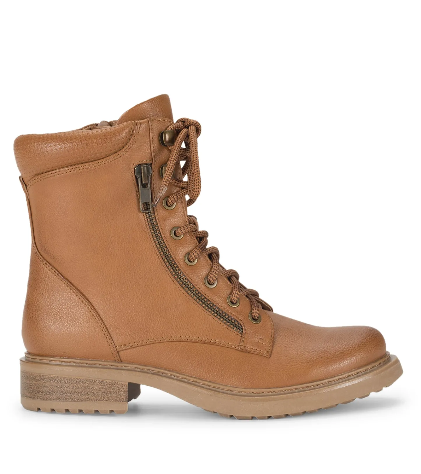 Baretraps Booties-Holden Lace Up Bootie DarkCognac