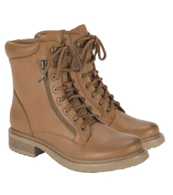 Baretraps Booties-Holden Lace Up Bootie DarkCognac