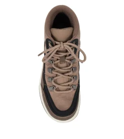 Baretraps Booties-Kamber Lace Up Boot TaupeMulti