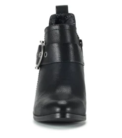 Baretraps Booties-Karina Block Heel Ankle Bootie Black