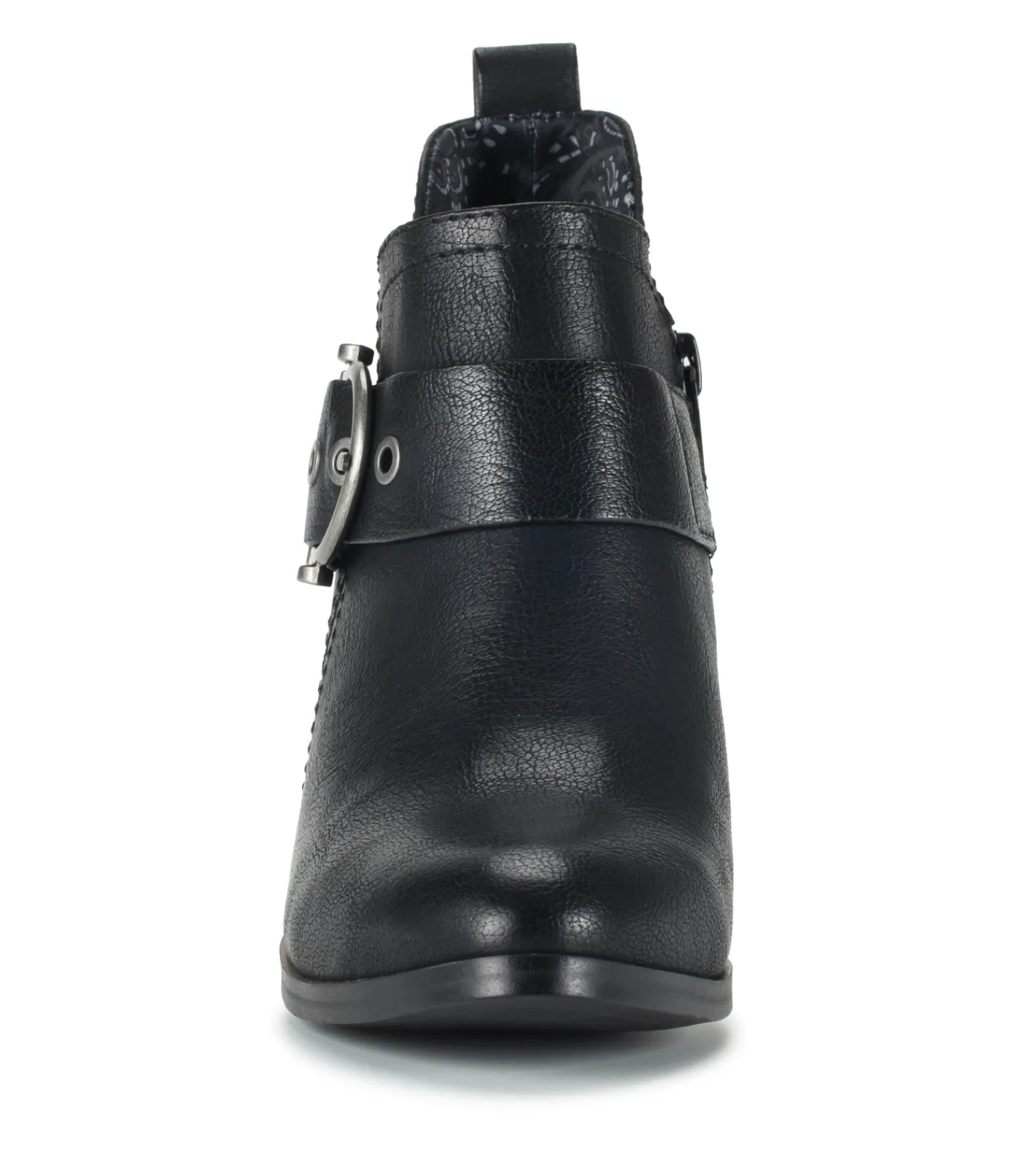 Baretraps Booties-Karina Block Heel Ankle Bootie Black